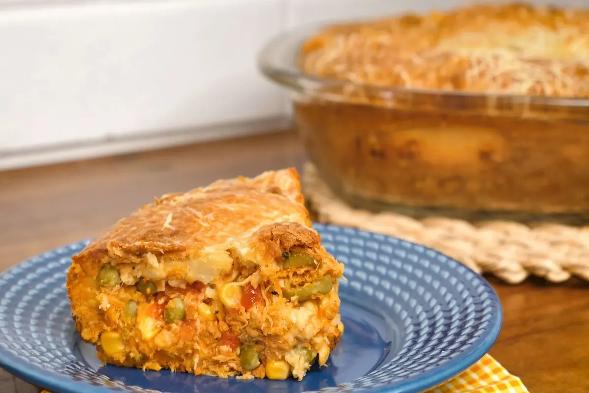 Torta de Liquidificador de Frango