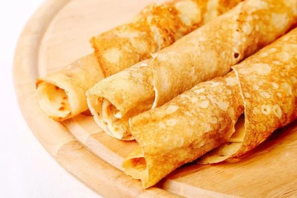 Receita de panqueca doce e salgada recheada