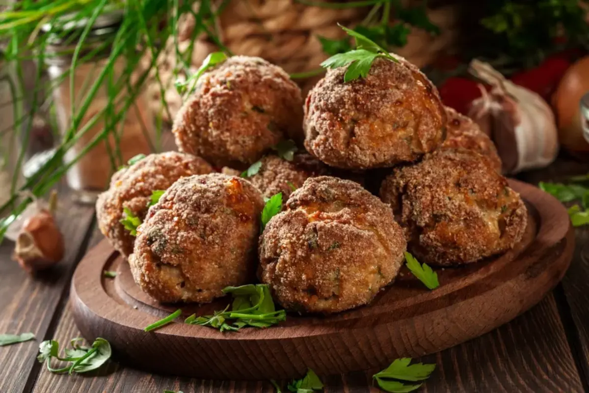 Receita de bolinho de carne moída