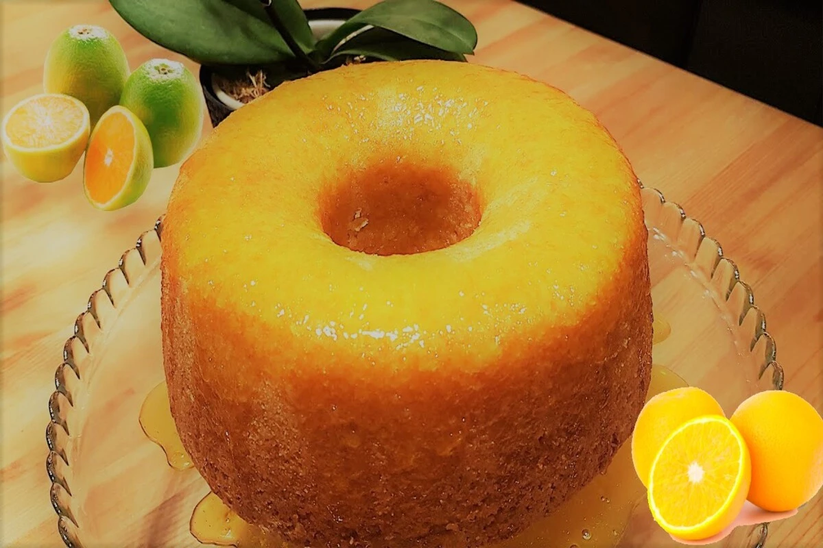 Receita de bolo de laranja fofinho