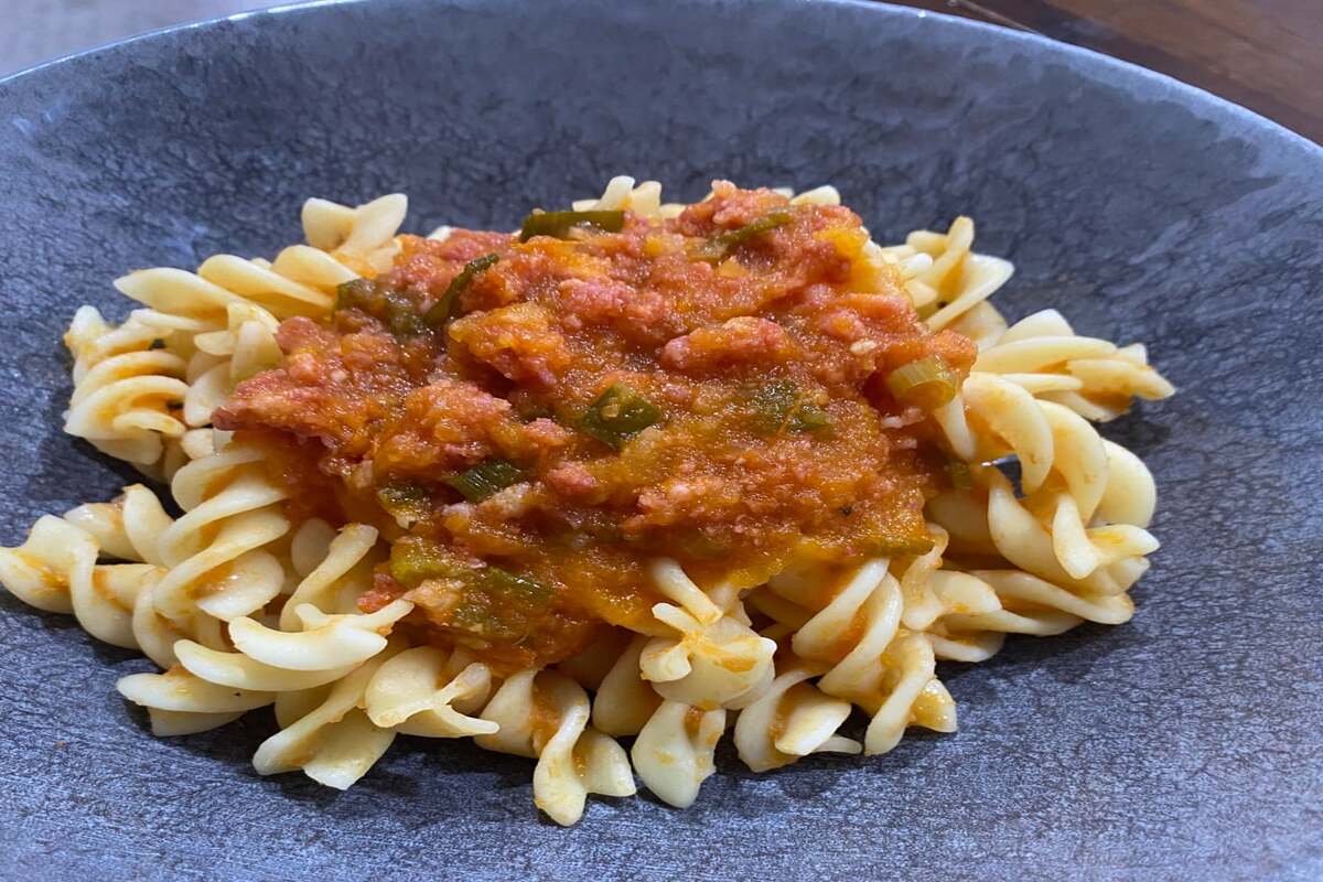 Macarrão com Linguiça
