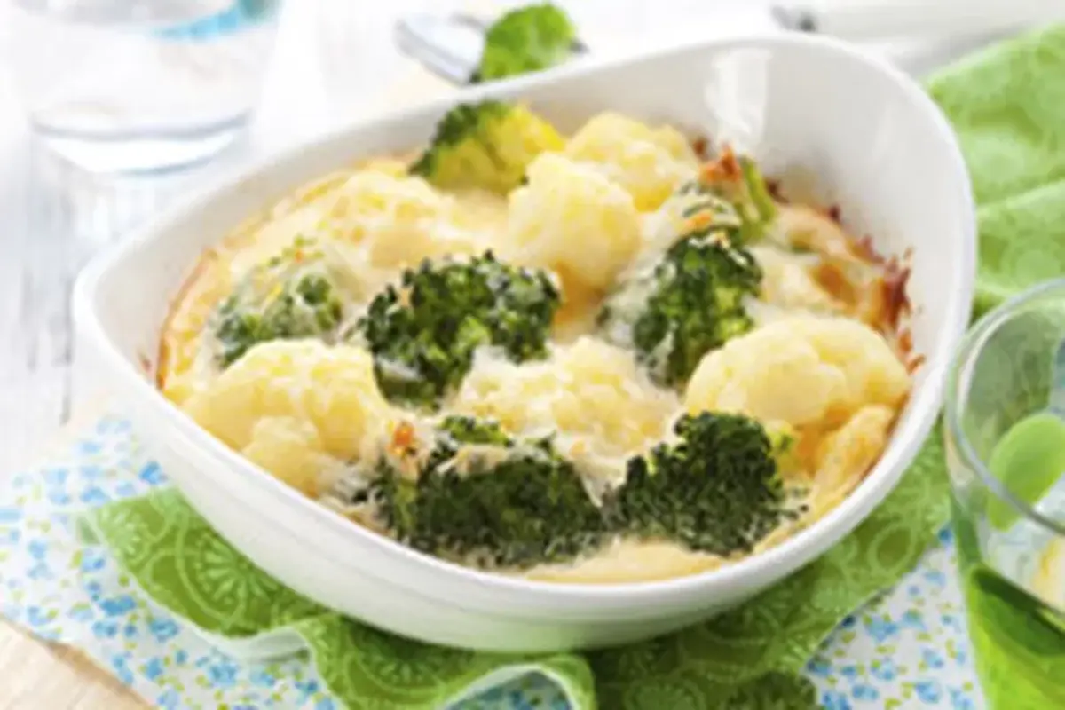 salada de couve flor e brócolis
