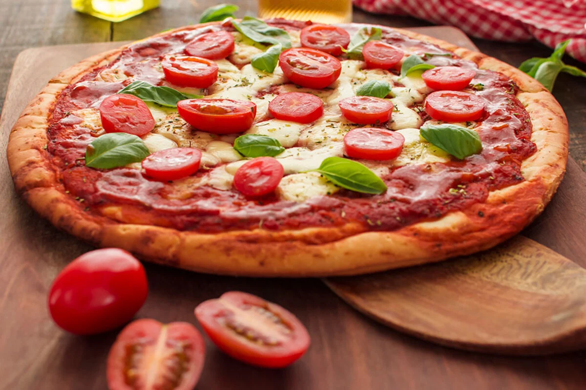 Receita de Pizza margherita
