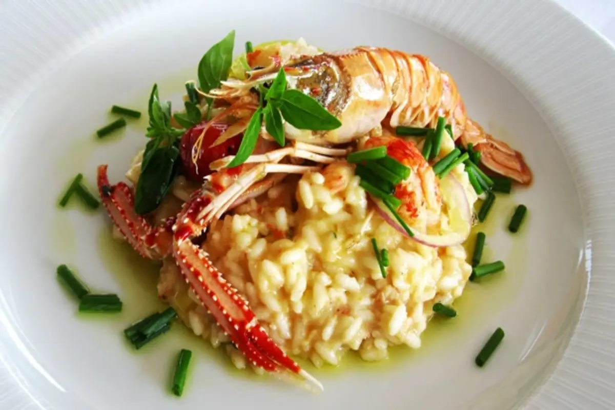 Receita de Risotto de lagosta