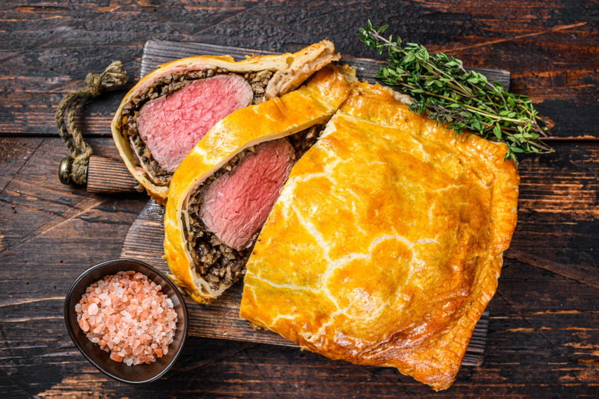 Receita e Bife Wellington