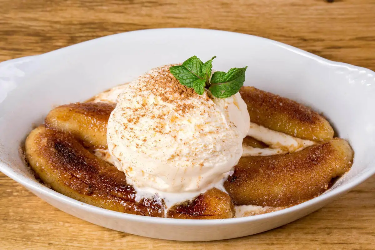 Receita de bananas com rum