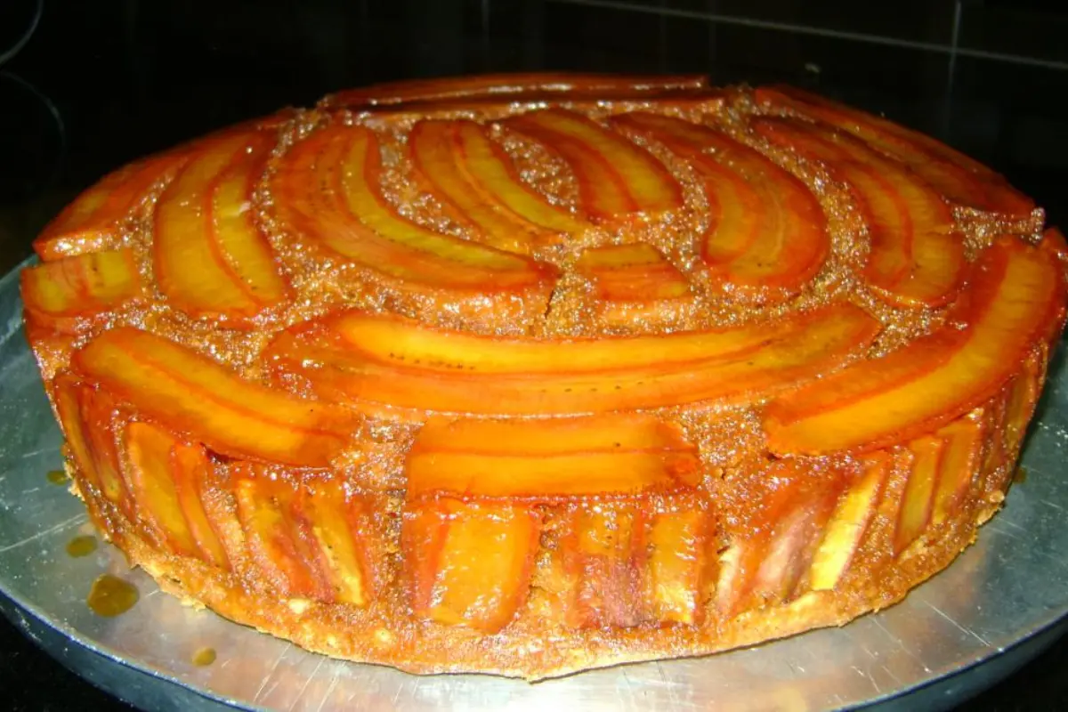 Bolo de Banana Caramelizado