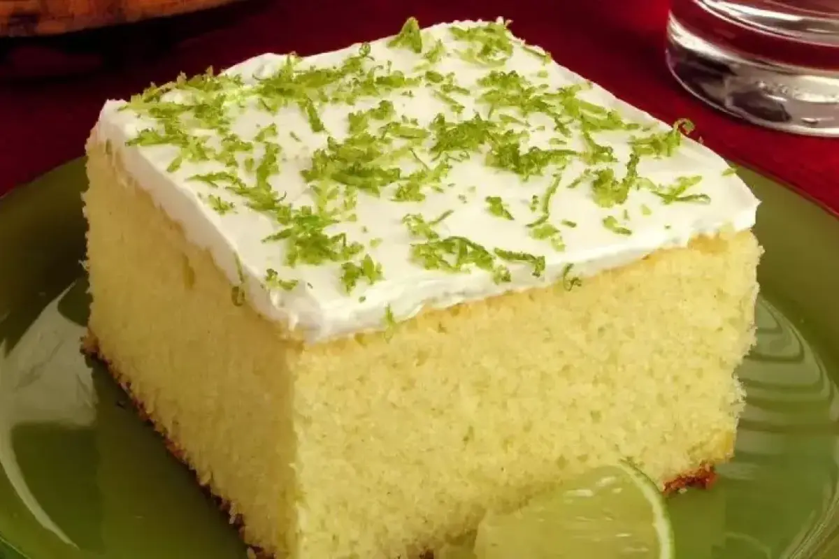 Bolo de Limão de Liquidificador